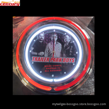 wholesale china factory price custom neon light clock